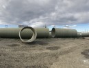 Delivery of large diameter (2200mm) GRP pipes for Gardabani WWTP